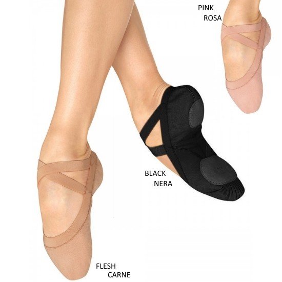 [Ready Stock] Rhythmic Gymnastics / Dance Half Shoe / Half Sock
