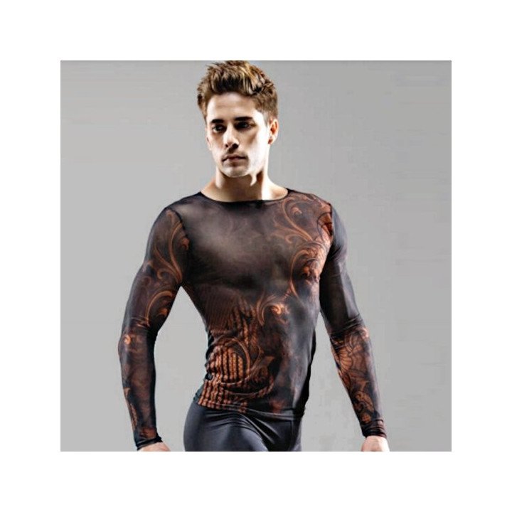 Luca - Maglia rete stampata