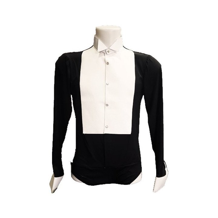 Camicia frac elasticizzata con body