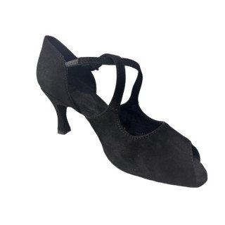 Scarpa da ballo spuntata camoscio