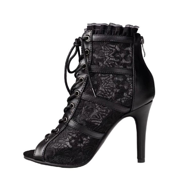 Stivale Heels in pizzo