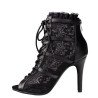 Stivale Heels in pizzo
