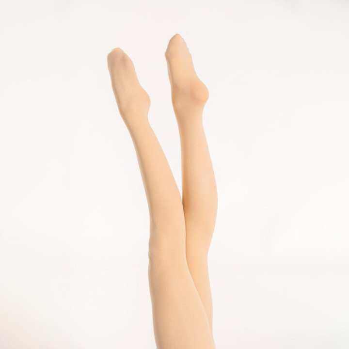 Collant con piedi bimba