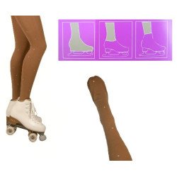 Calza Americana Copripattino con Strass SWA 50 den