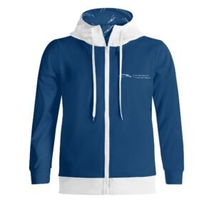 Felpa con Cappuccio a Zip Intera Moderna per Occasioni Casual e Sportive